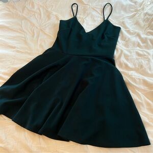 dark green Windsor dress, size M